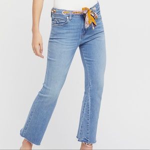 Belt Out Crop Bootcut Jeans - Free People 26